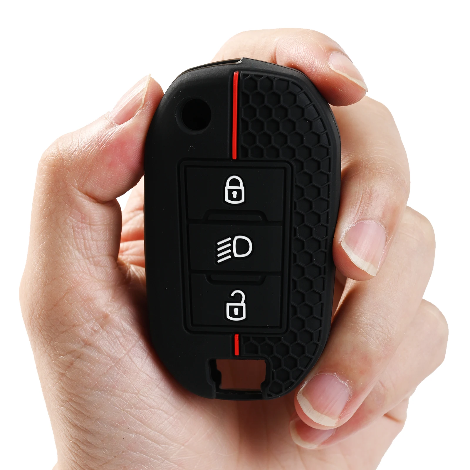 Для Peugeot 3008 308 208 508 5008 Citroen C6 2022 Умный силиконовый автомобильный брелок с