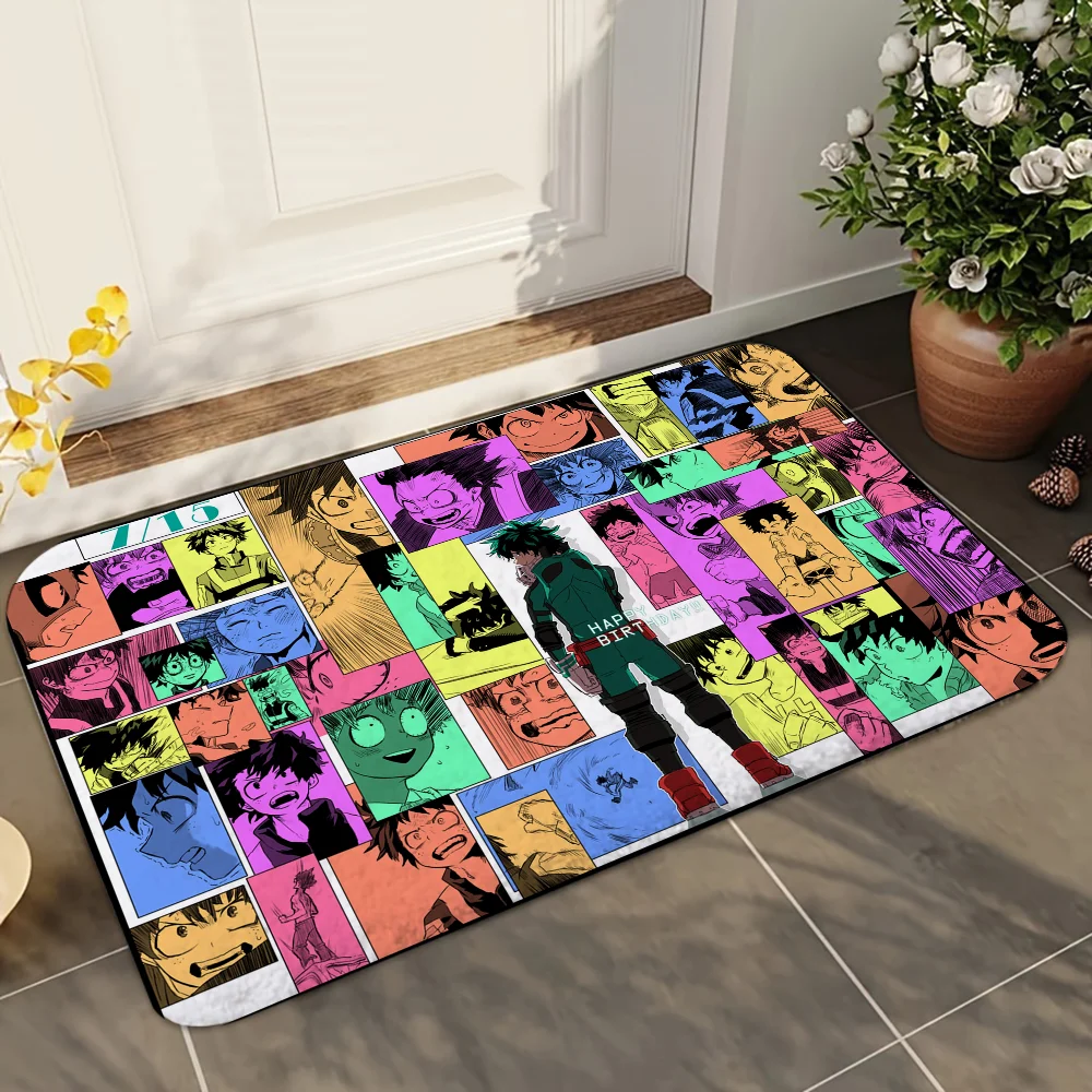IZUKU Miooriya M My Hero Academia Аниме Напольный Коврик Нескользящий Для Ванной Комнаты