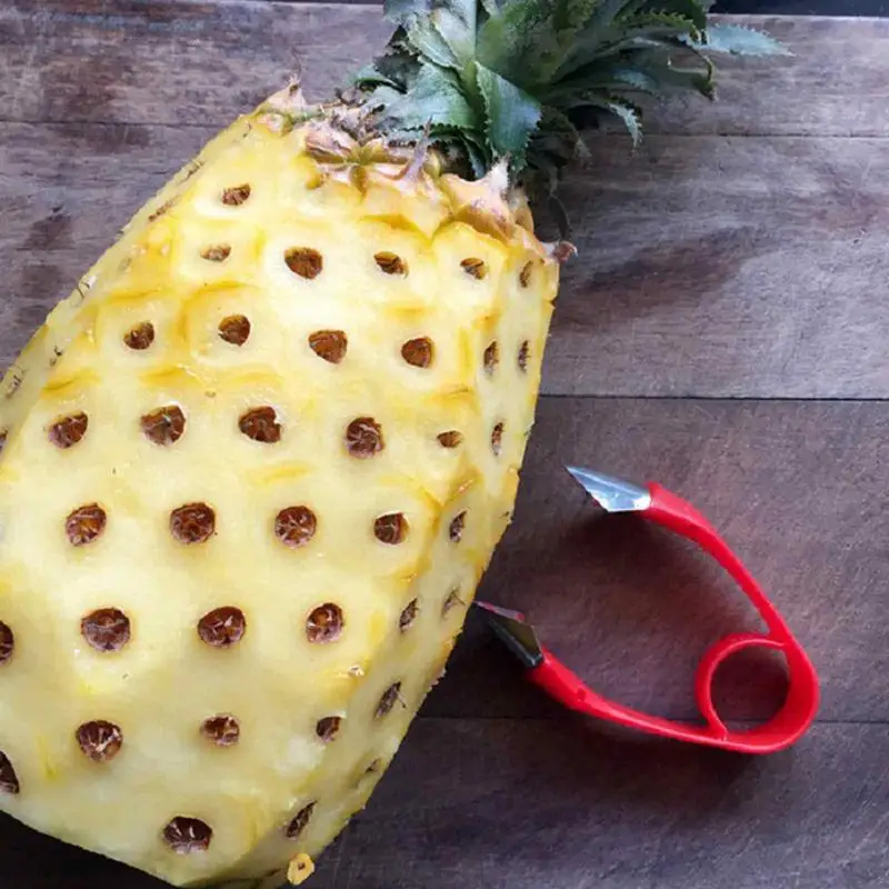 

Strawberry Huller Tomato Corer Top Remover Tomato Corer Potato Pineapple Tool Pineapple Peeler Clip For Fruit Vegetable Remove