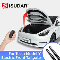 isudar electric front tailgate for tesla model y car automatic liftgate smart front hood lifting trunk switch