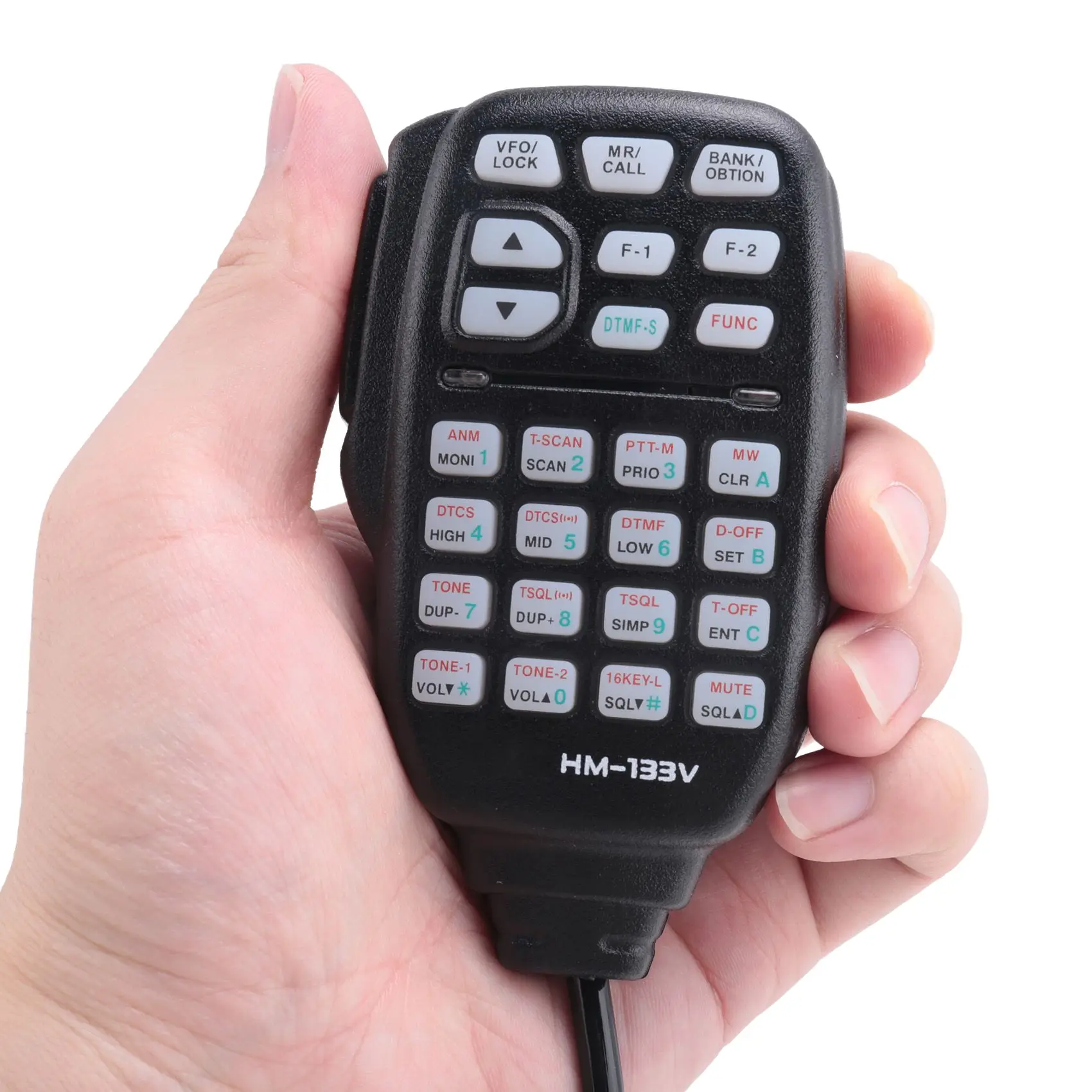 HM-133 Микрофонный динамик Ручной плечевой микрофон для радио Icom IC-207H IC-880H IC-2820H IC-E282