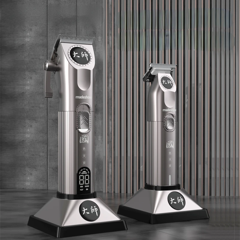 

Профессиональные машинки для стрижки волос, машинка для стрижки волос Madeshow Limited Edition, многофункциональная машинка для стрижки волос M8f и M9