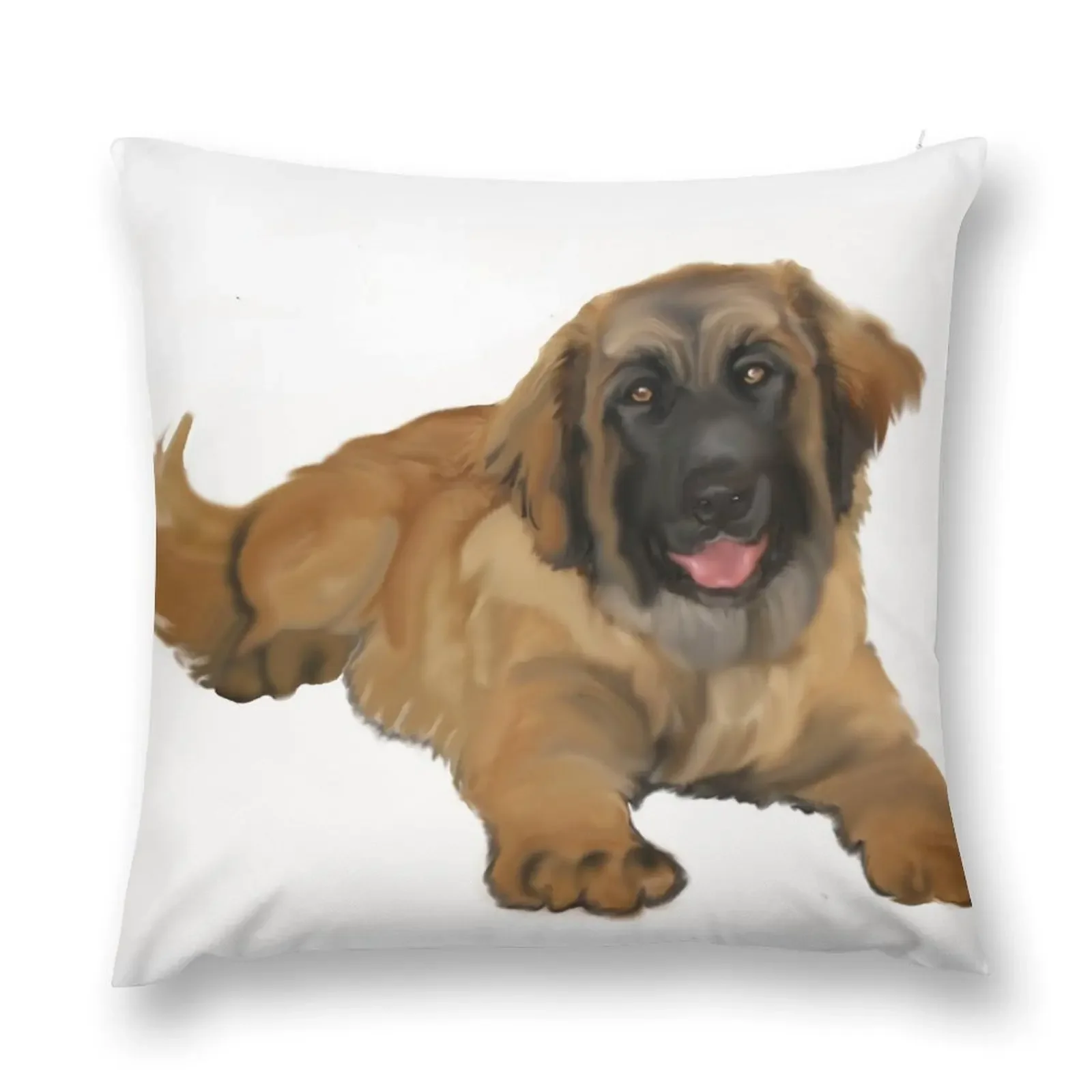 Декоративная подушка для щенка Leonberger наволочки диванных подушек чехол роскошный