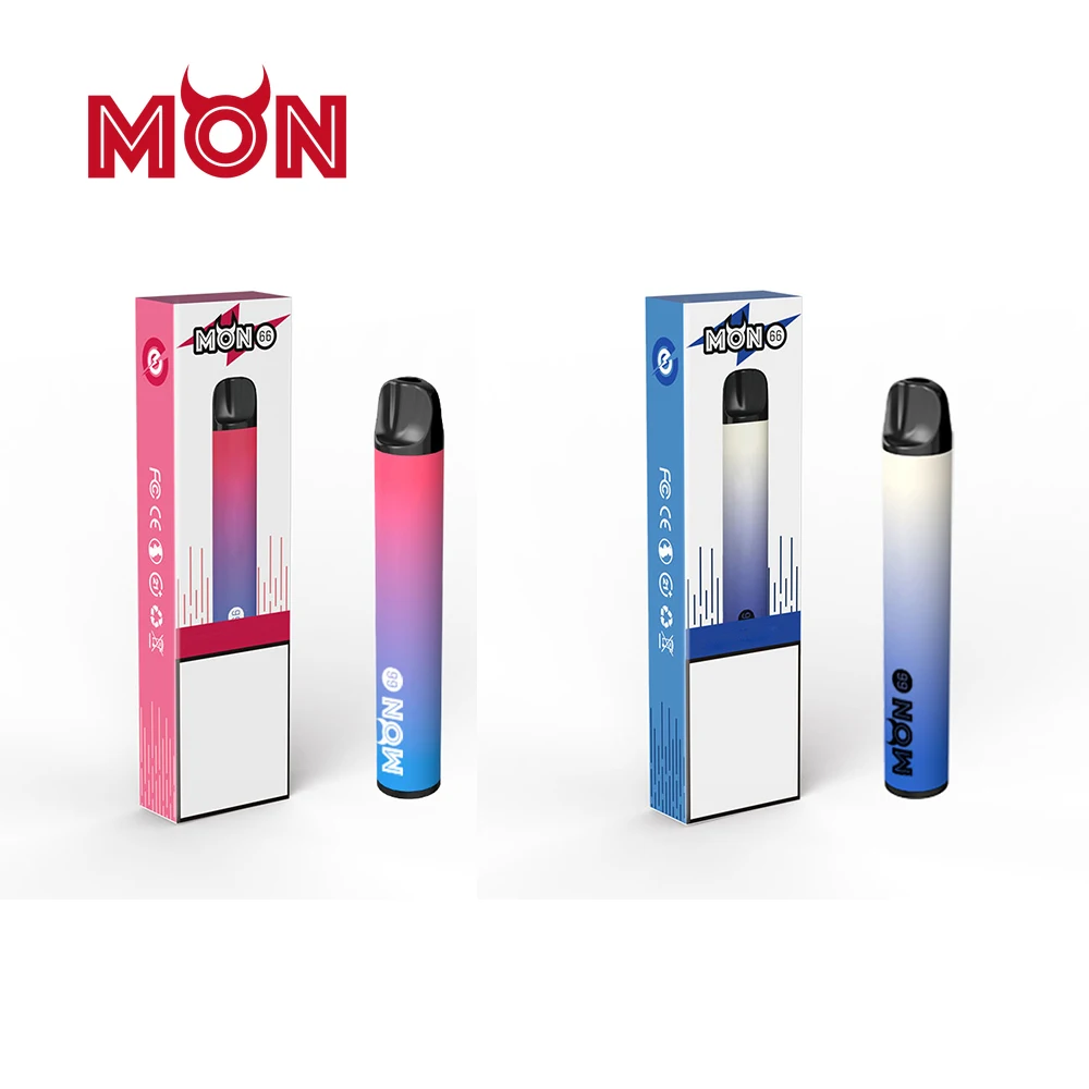 

Mon Mon66 Boxes 10pcs Packages Monvape Stickers 600 Puffs Packages