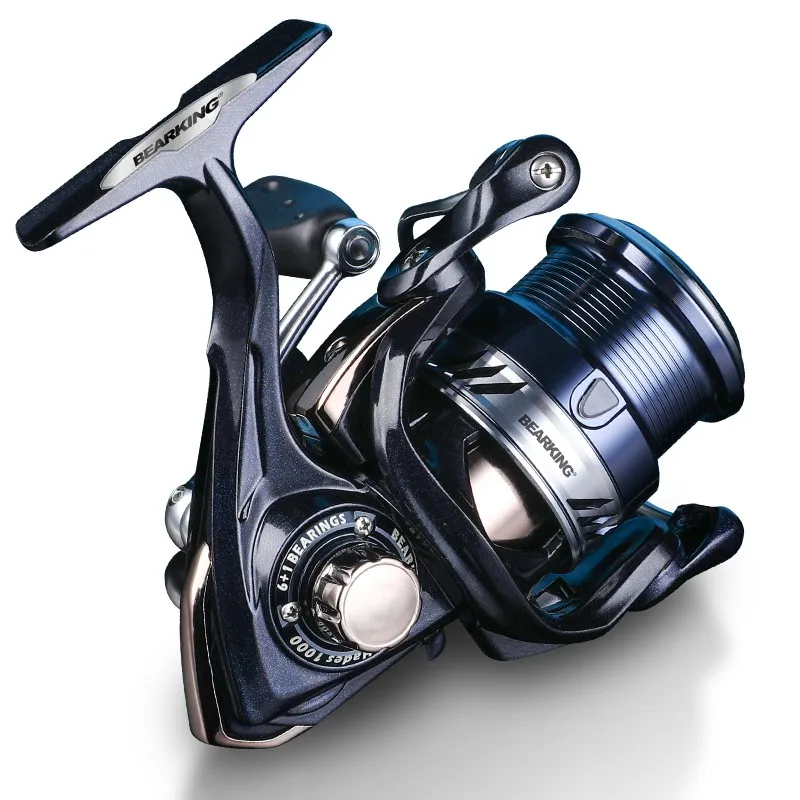 

Mavllos Carp Fishing Reel Drag Power 8kg Speed Ratio 5.2:1 Anti Saltwater Stainsteel Steel 6BB Shallow Spool Spinning Reel