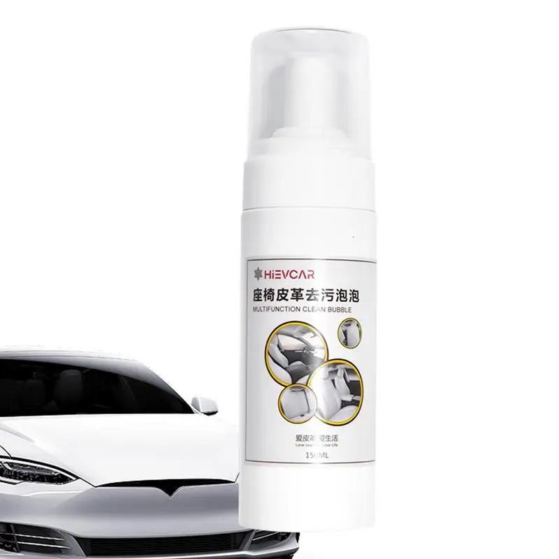 

Car Wash Agent Foam Seat Leather Anti-Aging Cleaner Polish Agent Leather Restorer For Tesla Model3 ModelY Foam Cleaner 150 Ml