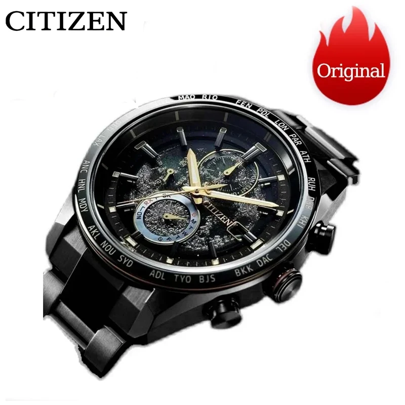 Часы CITIZEN Luxury The Back of Moon Мужские кварцевые повседневные мужские наручные часы с