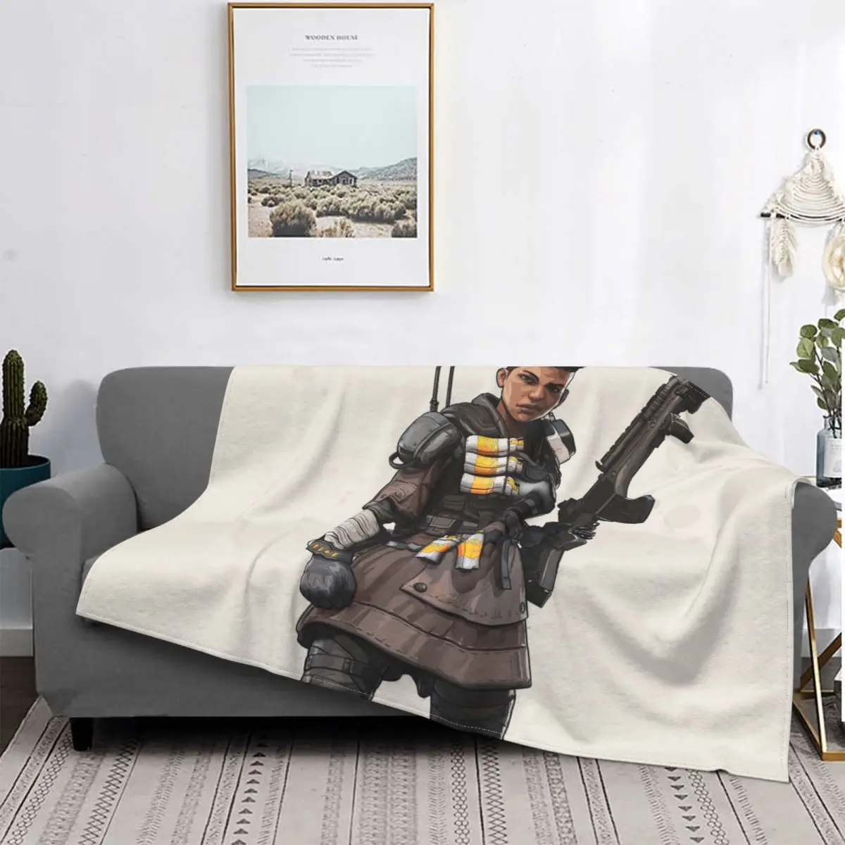 

Apex Legends Crypto Shooting Game Blanket Plush All Season Bangalore Cute Thin Throw Blankets For Outdoor Plush Thin Quilt