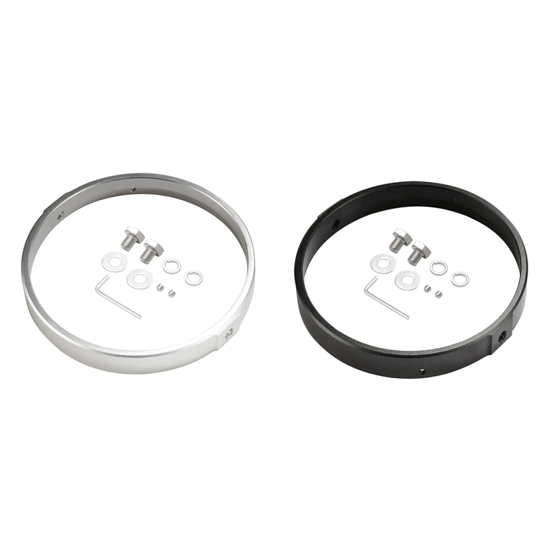 

Motorcycles 7 Inch Round Headlight Trim Ring Aluminum Housing Headlamp Ring Cover Universal Dirt Bikes Light Ring
