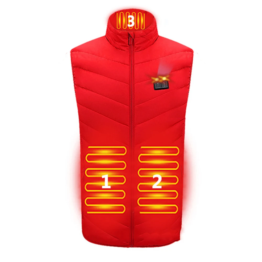 

Embrace the Cold Heated Vests Coat with 9 Heating Zones Stay Warm in Style Perfect for Skiing Cycling and More