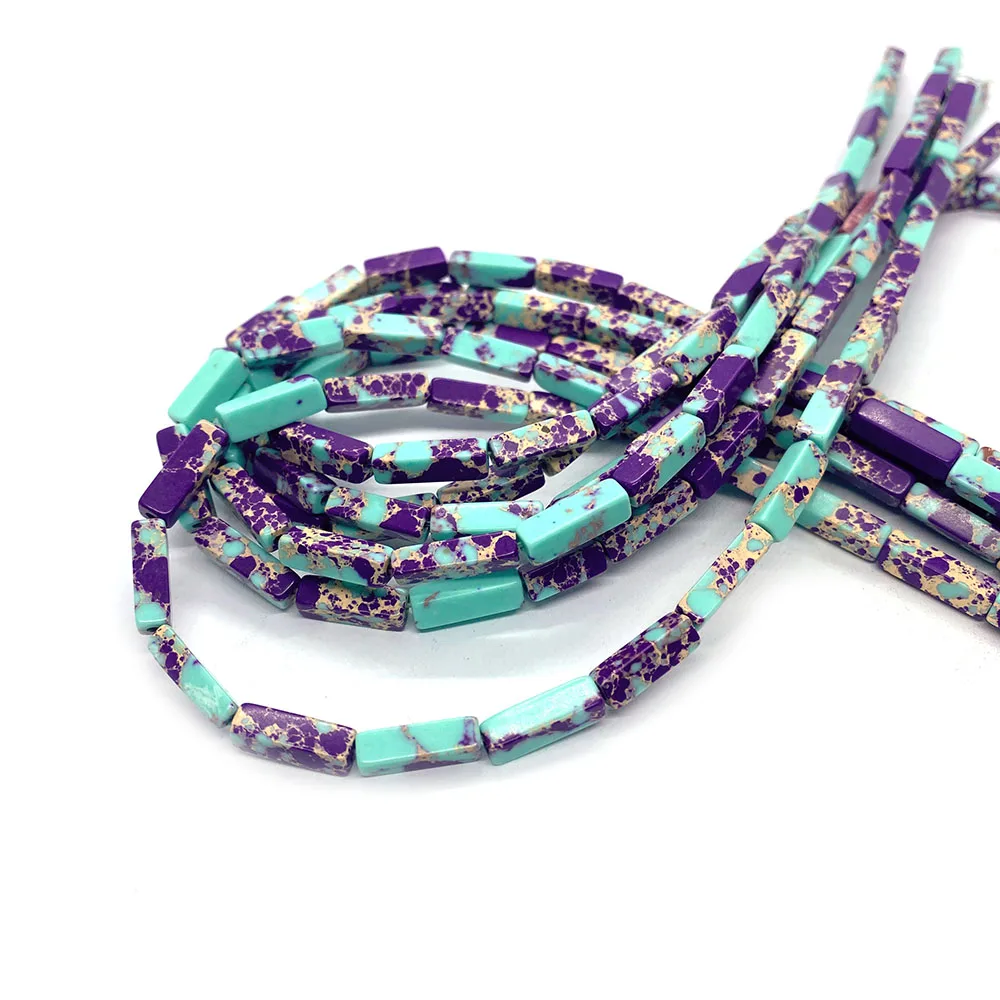 Браслет из натурального камня прямоугольный 4 х13 мм |