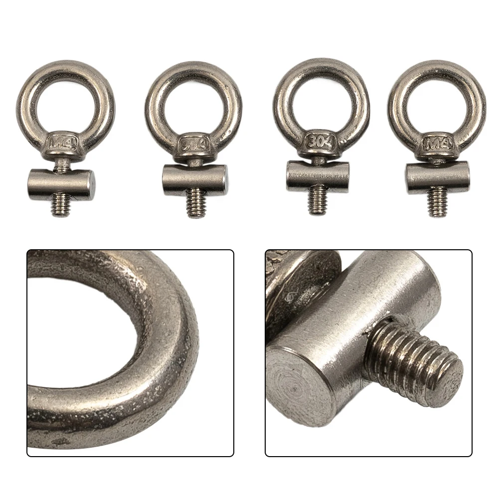 

2 4 6 8PCS Stainless Steel Awning Rail Stoppers Silver 6mm Stops Motorhome Campervan Caravan M4x12mmx6mm Fit 5-8.5mm Awning Rail