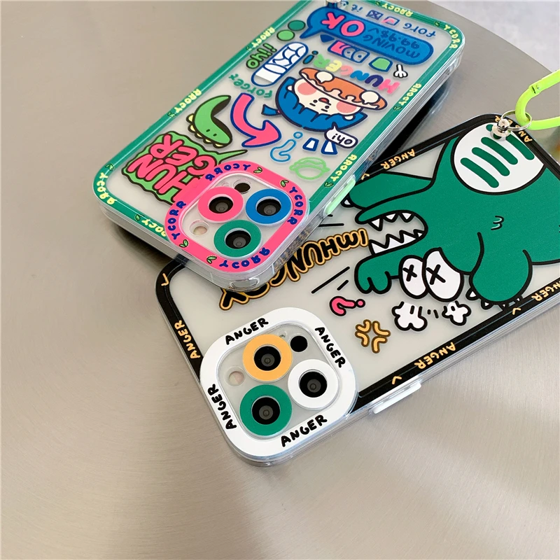 Мягкий чехол с ремешком на руку для iphone 13 Pro Max 12 11 MiNi XR X XS 7 8 plus SE |