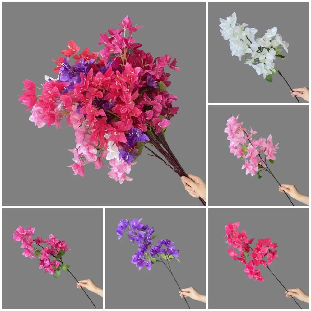 24/51 головок имитация цветка настоящий сенсорный 3D поддельный Bougainvillea Spectabilis