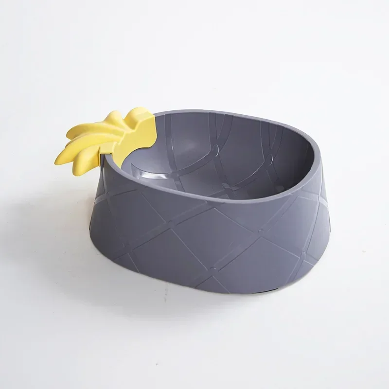 Миска для кошек милый ананас нескользящая миска маленьких собак защита шеи воды