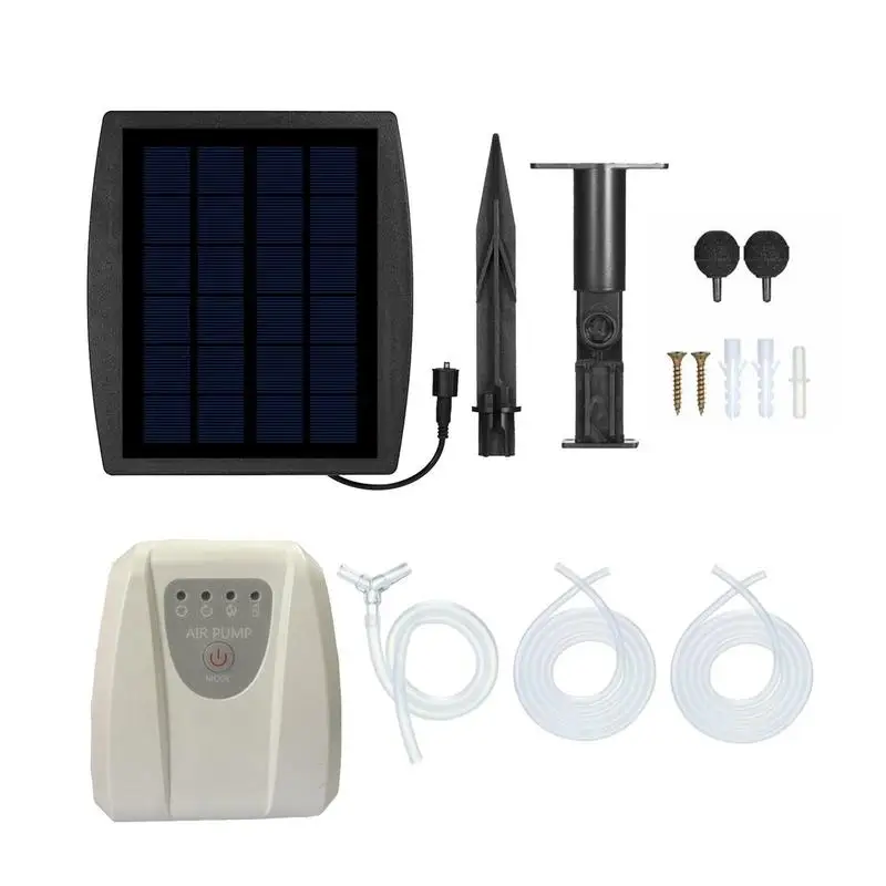

Кислородный воздушный насос на солнечной батарее, 3 режима, аквариумный кислородный аэратор, портативный рыболовный аэратор, водяной воздушный насос, кислородный аэратор для аквариума