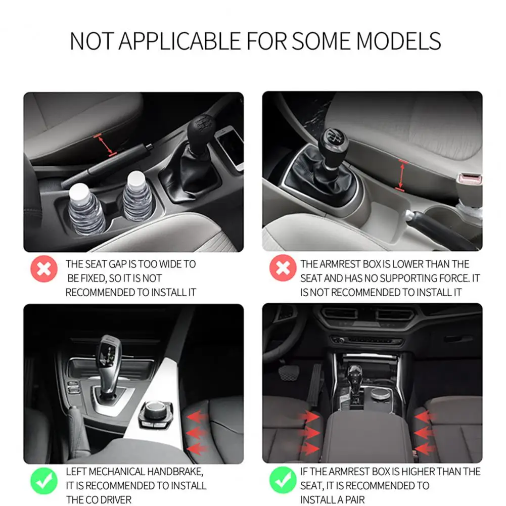 

Car Storage Box Practical Waterproof Space-saving Scratch Resistant Auto Seat Gap Storage Box for Car