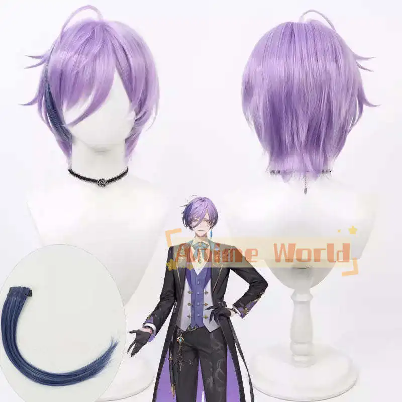 Парик для косплея с Виртуальным YouTuber NIJISANJI 3SKM Sakaki Ness