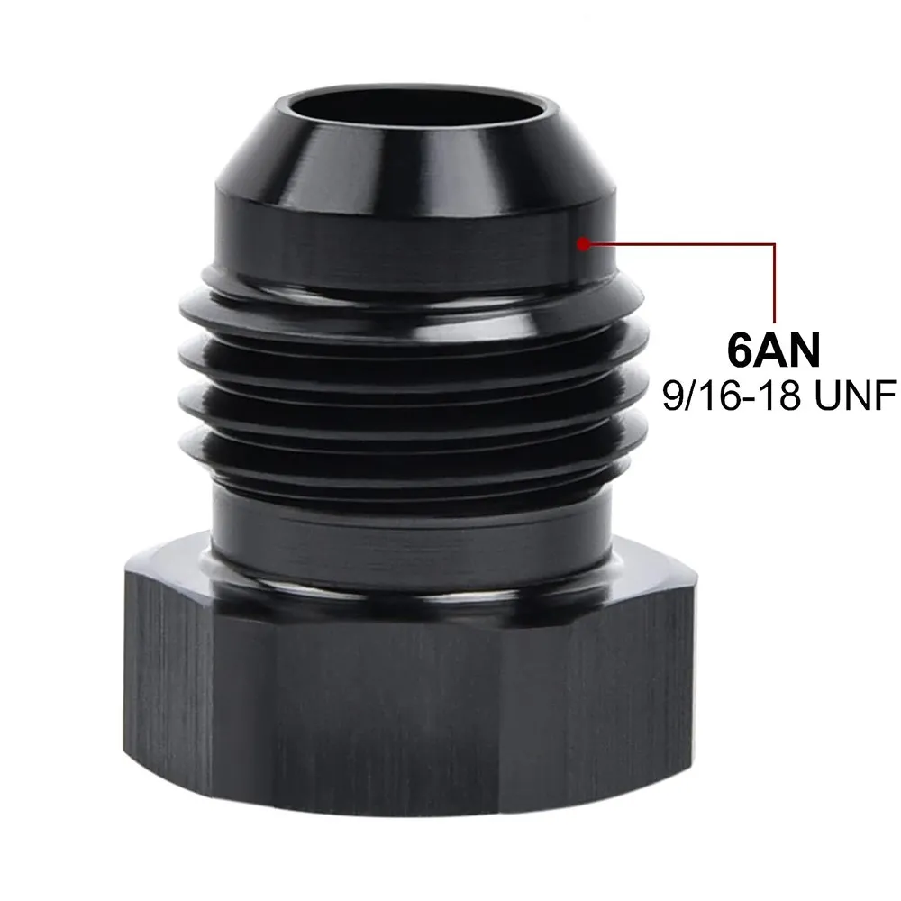 AN4, AN6, AN8, AN10, AN12, алюминиевая штепсельная вилка, заглушка, шестигранная крышка, коннектор, замок, фитинг для шланга, Трубчатый Адаптер, анодированный