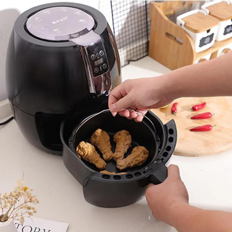 

8/6 Inch Non Stick Baking Mold Round Tray Pan Roasting Pizza Cake Basket Bakeware Kitchen Bar Cooking Tool Air Fryer Accessories