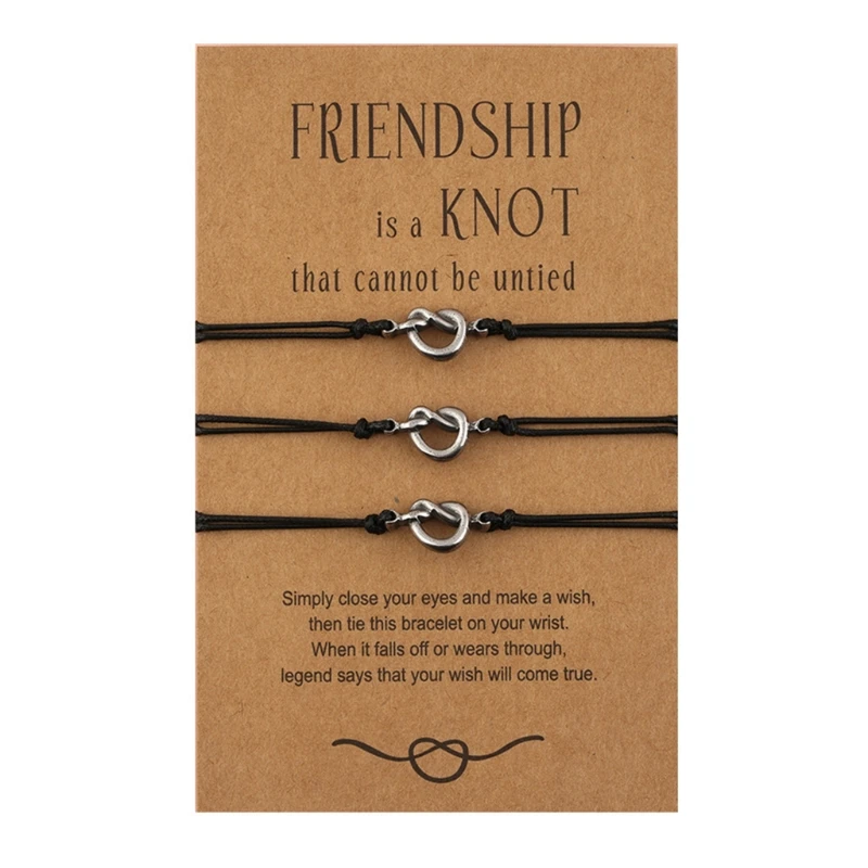 

Friendship Card Bracelets Distance Relationship Bracelet Christmas Wedding Birthday Gift for Best Friends Couple Sister