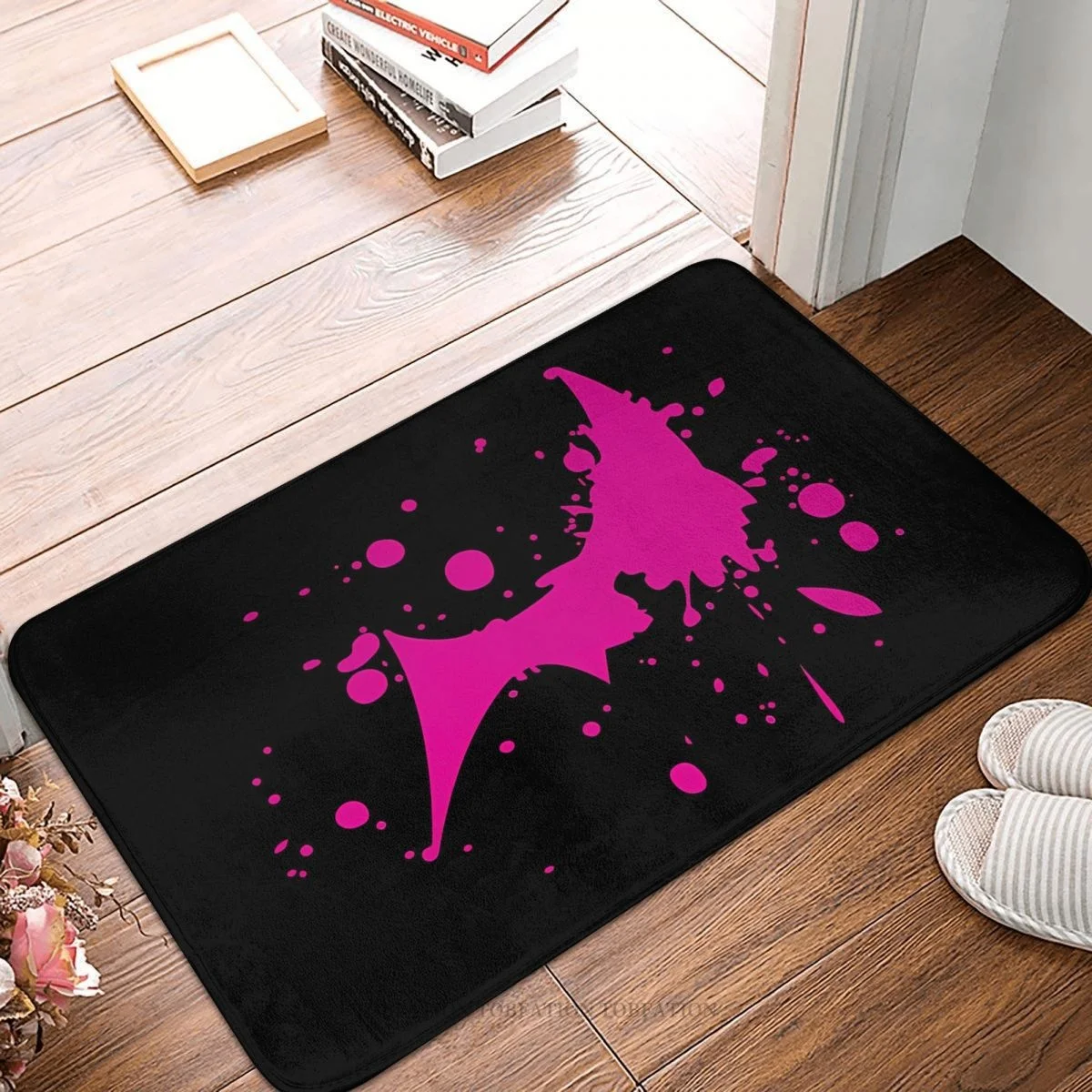 

Game Danganronpa Trigger Happy Havoc Non-Slip Doormat Bath Mat MonokumaDispair Eye Hallway Carpet Entrance Door Home Decorative
