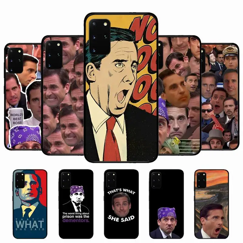 

Michael Scott The Office Phone Case for Samsung S10 21 20 9 8 plus lite S20 UlTRA 7edge