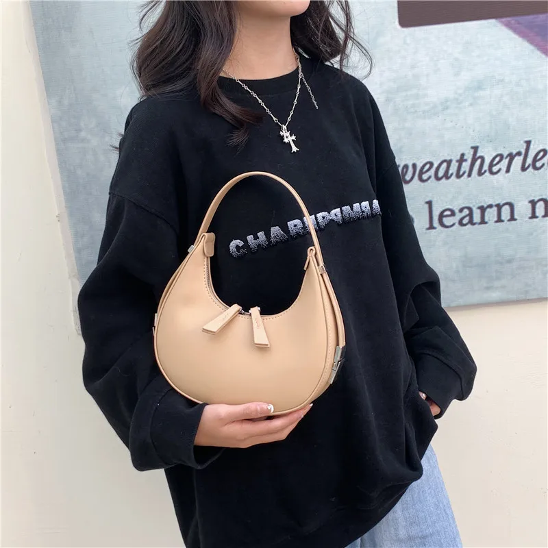 CGCBAG 2023 New Fashion Women Luxury Small Shoulder Bag High Quality PU Leather Ladies Designer Handbags Vintage Female Tote Bag