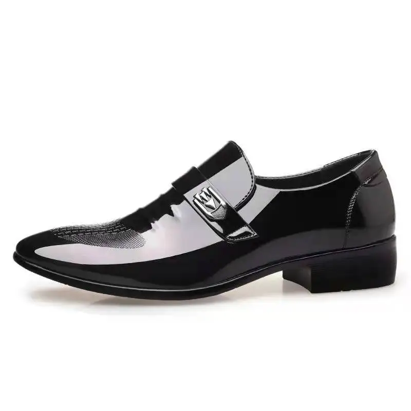Туфли мужские классические итальянские деловые кожаные повседневные модная