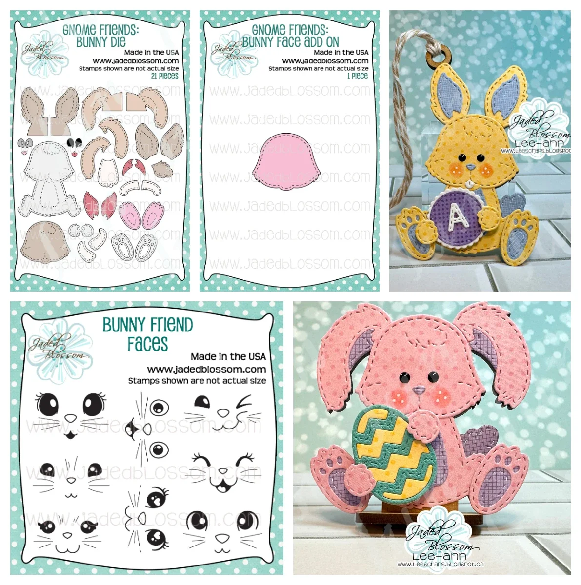 2025 Пасхальный кролик друг лицо гном прозрачные штампы и наборы металлических