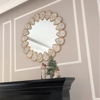 irregular decorative mirrors living room hanging cosmetic decorative mirror makeup decoration home espejo ducha home decor