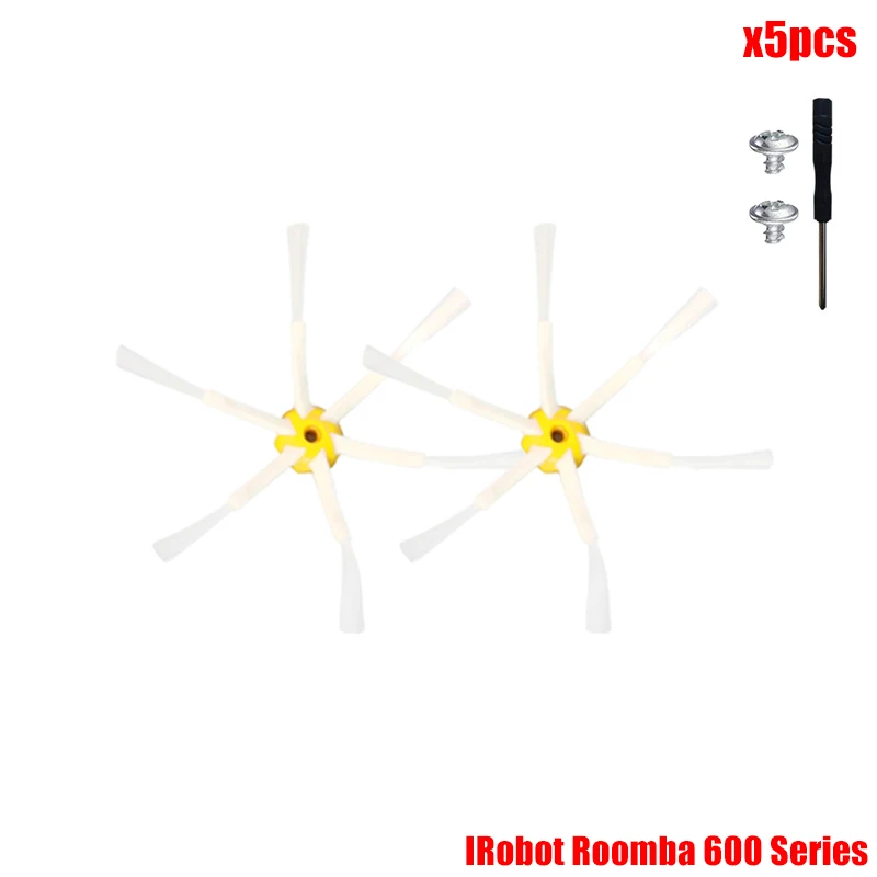 

Детали для iRobot Roomba 600 Series 610 620 625 630 650 660, основная/боковая щетка, фильтр НЕРА, Колесные аксессуары