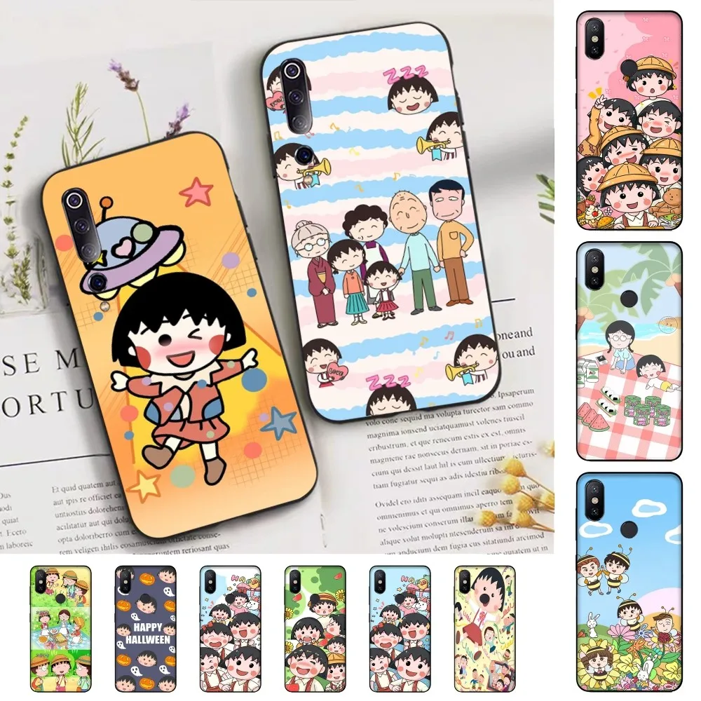 Чехол для телефона с рисунком C-Chibi M-Maruko-Chan Xiaomi Mi 5X 8 9 10 11 12 Lite Pro 10T PocoX3pro PocoM3 Note