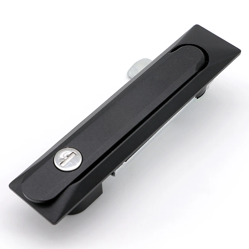 

Zinc Alloy Electronic Panel Door Lock Key Server Cabinet Door Lock swing handle lock