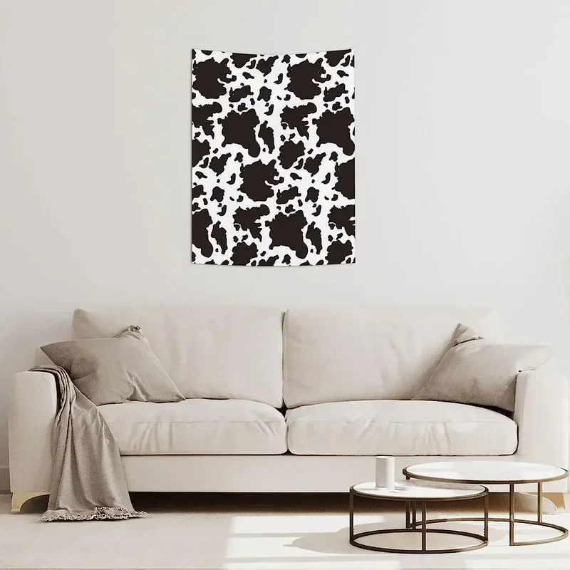 Гобелен в стиле аниме с рисунком старой коровы настенные гобелены кровать для