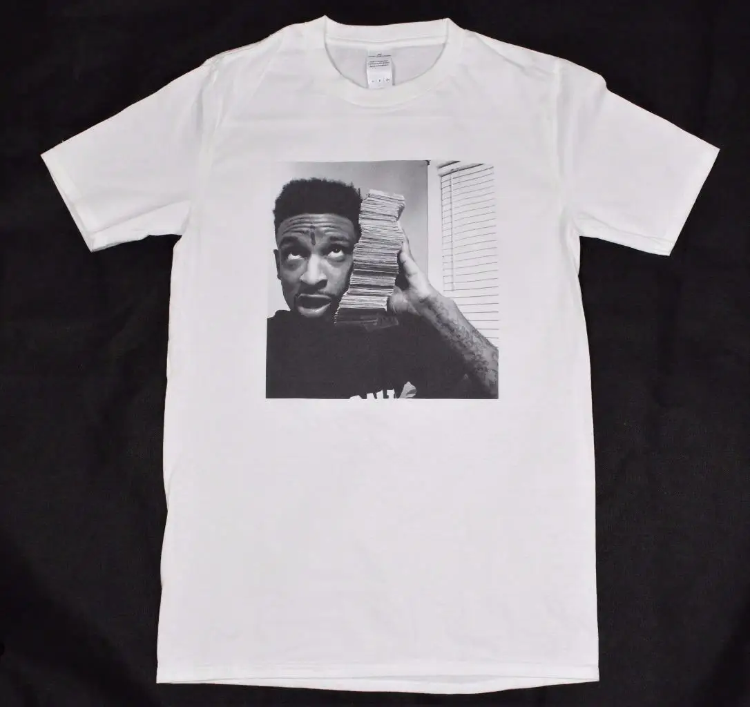 

21 Savage Issa White T-Shirt S-Xxxl Lil Uzi Vert Post Malone Rap Hiphop Trap Fashion Short Sleeve Sale 100% Cotton T Shirt