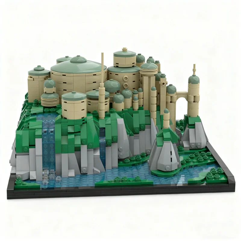 1776 деталей MOC: Модель Королевского дворца Nabo Star Battle, строительные блоки, архитектурные конструкторы, подарки на фестиваль, развивающие игрушки, кирпичики, подарки на день рождения (art.: 3920db693c652) - 3920db693c652