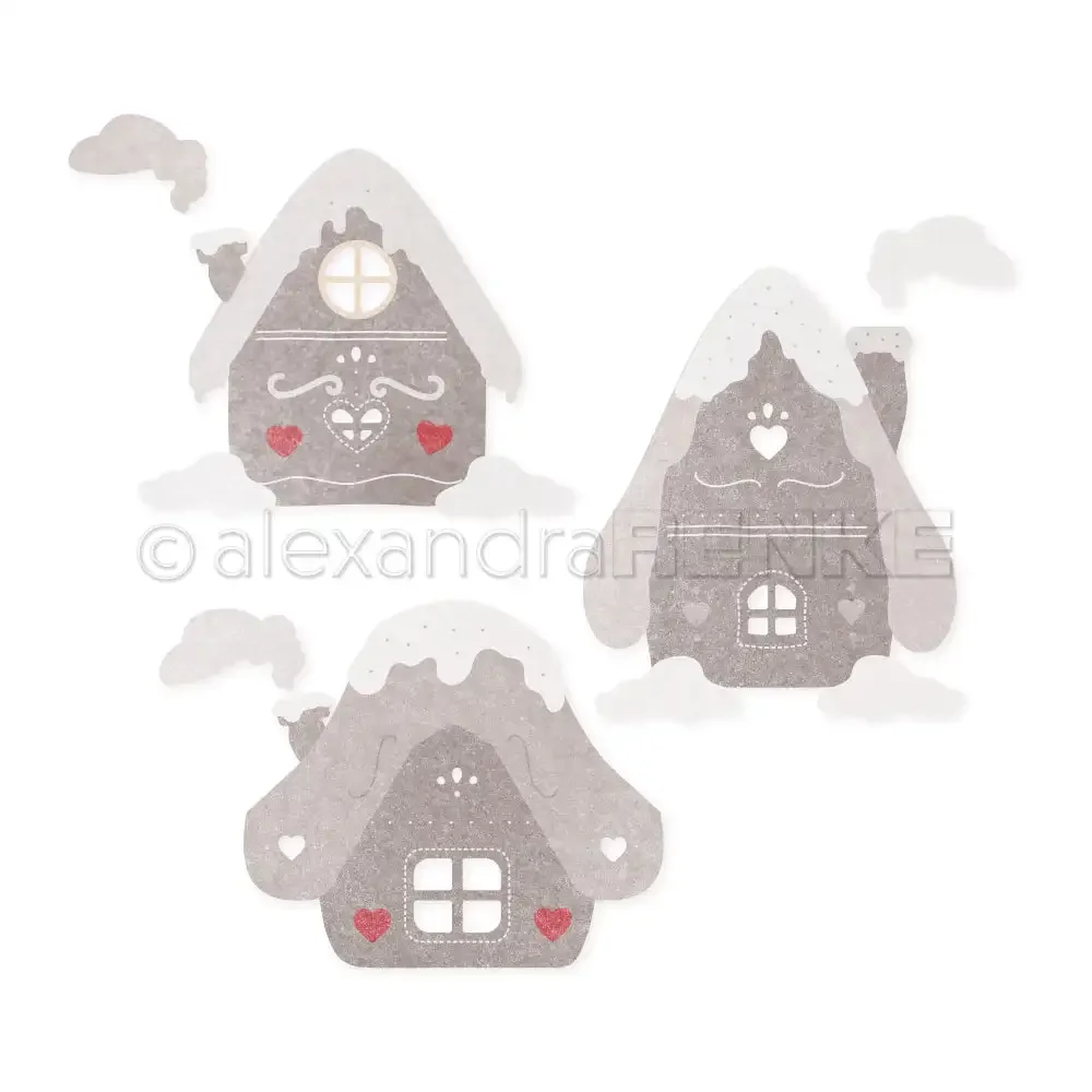 Кулинарные дымовые иглаловые штампы рождественские металлические для резки 2024