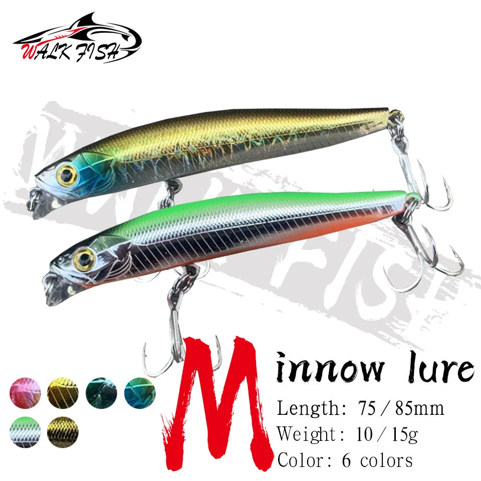 

WALK FISH приманка в виде гольяна для дальнего заброса на щуку, 2 дюйма