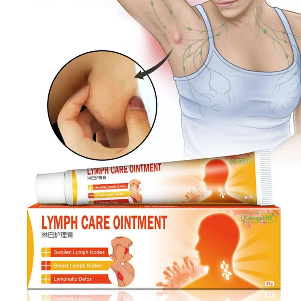 

1pcs Lymphatic Detox Ointment Neck Underarm Lymphatic Cream Lymphatic Care Ointment Pain Anti-Swelling Enlargement Relieve U8Z7