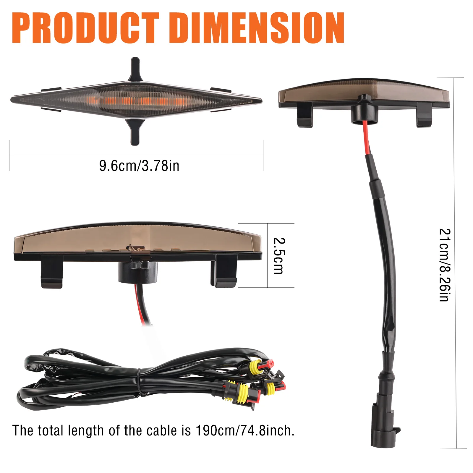 4 передние фары для гриля 2014-2023 Toyota 4runner TRD Pro включая SR5 внедорожные ограниченные