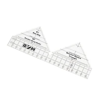 garment design quilting ruler acrylic 90 degrees triangle ruler hand sewing cutting cloth double ruler