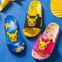 cartoon anime pokemon pikachu jigglypuff charmander snorlax kawaii cute summer home slippers beach sandals kids birthday gift
