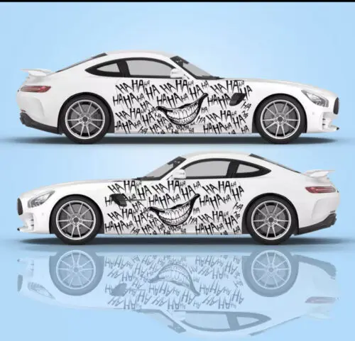 

2x Joker Hahaha Why So Serious Evil Car Sticker Decal Hahaha Joker Race Custom