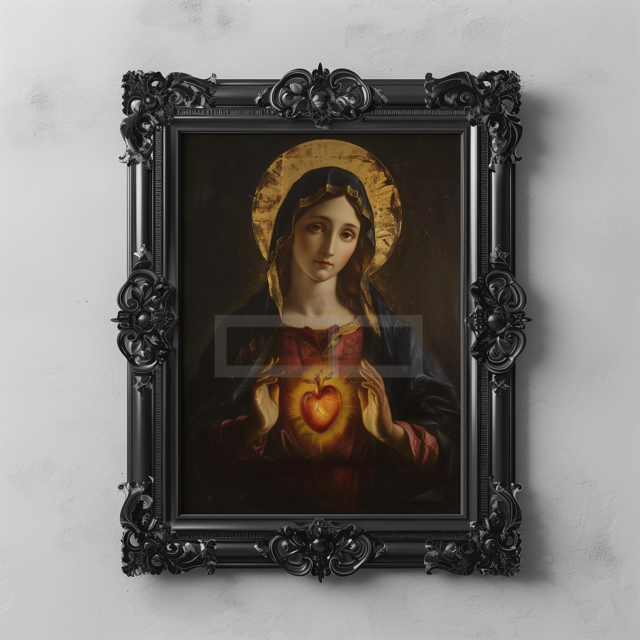 

Печать на холсте "Сакральная готическая женщина"