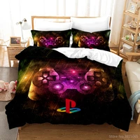 classic playstation bedding set 3d game gamepad duvet cover pillowcases twin full queen king size for bedroom decor dropshipping