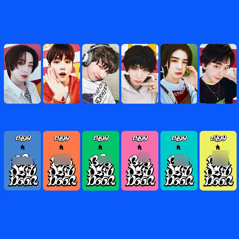 6 шт. KPOP BOYNEXTDOOR открытка SUNGHO RIWOO JaeHyun TaeSan WoonHak односторонняя печатная коллекция карт