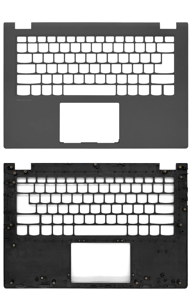 Фото Для ноутбуков C340-14API, FLEX-14IWL, 81SQ, C340-14: задняя крышка ЖК-дисплея, передняя рамка, подставка для рук, нижний корпус №4