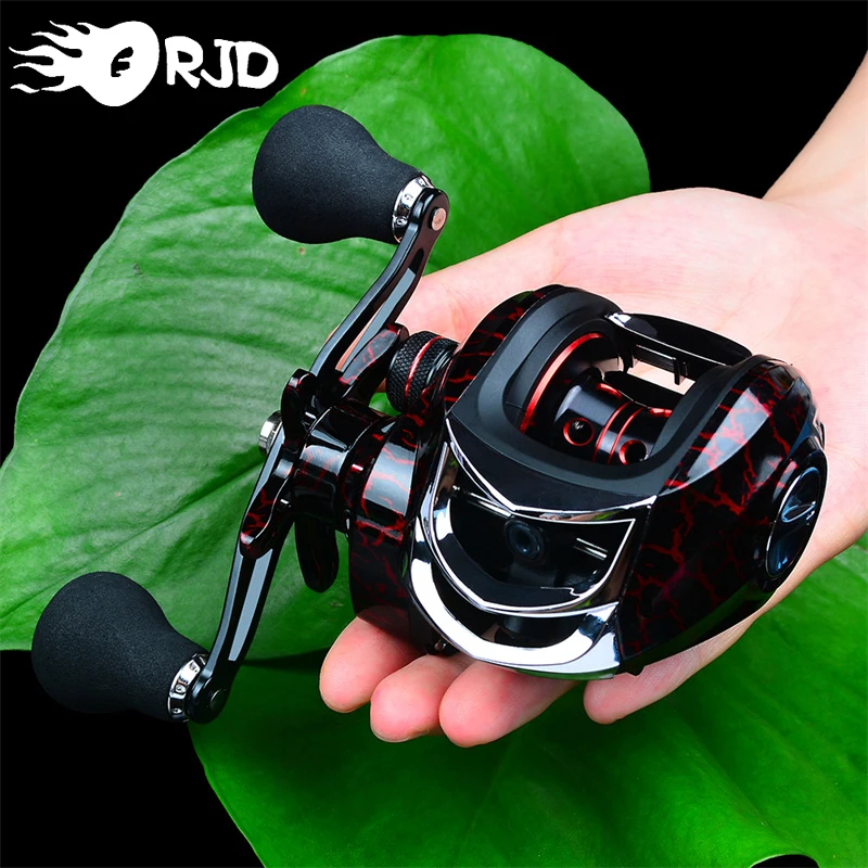 

ORJD Boat Fishing Baitcasting Reel 18+1BB Metal Spool 7.2:1 Magnetic Metal Casting Fishing Wheel Fischerrad