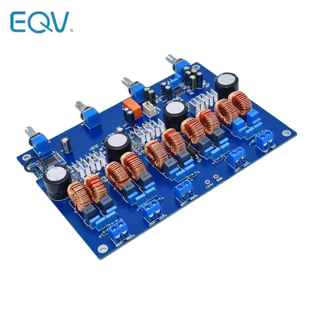 

Плата усилителя высокой мощности класса D TPA3116, Плата усилителя Bluetooth 50 Вт * 4 + 100 Вт TPA3116D2